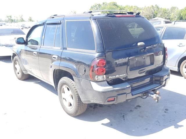 1GNDS13S322163223 - 2002 CHEVROLET TRAILBLAZE BLACK photo 3