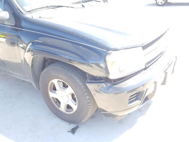 1GNDS13S322163223 - 2002 CHEVROLET TRAILBLAZE BLACK photo 9