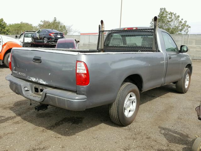 5TBJU32106S469748 - 2006 TOYOTA TUNDRA GRAY photo 4