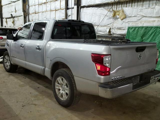 1N6AA1EJ2HN540549 - 2017 NISSAN TITAN S SILVER photo 3