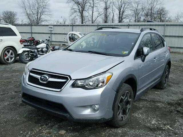 JF2GPACC3EH201536 - 2014 SUBARU XV CROSSTR SILVER photo 2