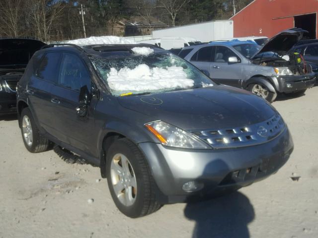 JN8AZ08W05W411748 - 2005 NISSAN MURANO SL GRAY photo 1