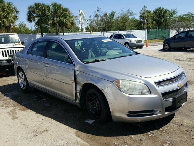 1G1ZG57N68F235635 - 2008 CHEVROLET MALIBU LS SILVER photo 1