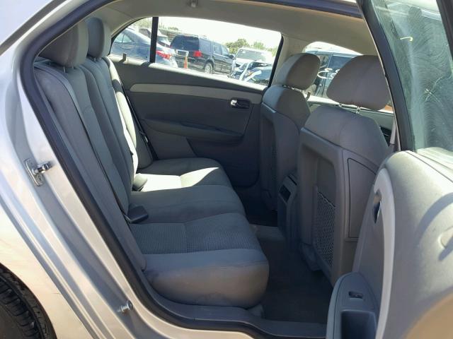 1G1ZG57N68F235635 - 2008 CHEVROLET MALIBU LS ვერცხლისფერი ფოტო 6