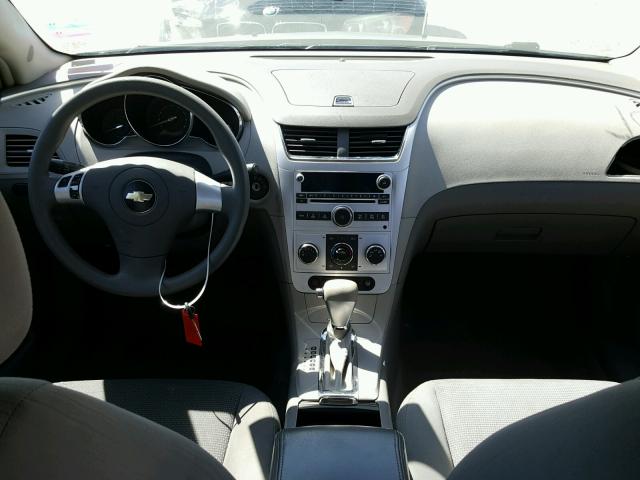 1G1ZG57N68F235635 - 2008 CHEVROLET MALIBU LS ვერცხლისფერი ფოტო 9