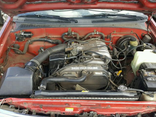 JT4TN12D3T0021742 - 1996 TOYOTA T100 XTRAC RED photo 7