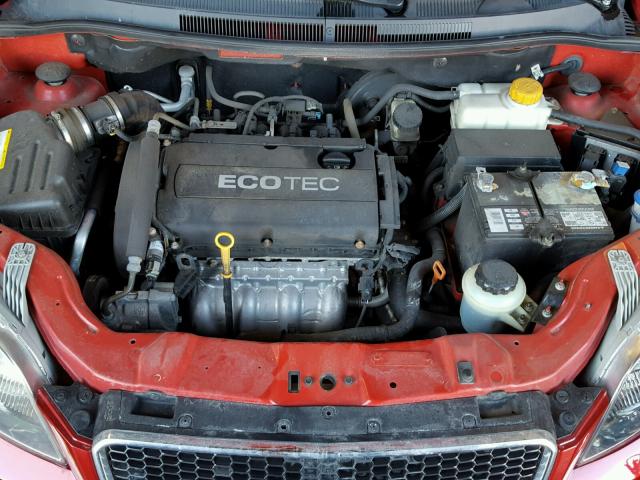 KL1TD6DE6AB052546 - 2010 CHEVROLET AVEO LS 红色 照片 7