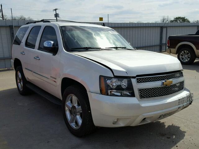 1GNSCCE09DR224922 - 2013 CHEVROLET TAHOE C150 WHITE photo 1