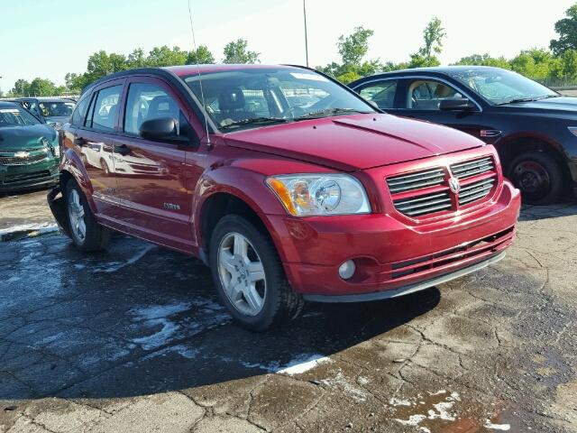 1B3HB48B28D549053 - 2008 DODGE CALIBER SX RED photo 1