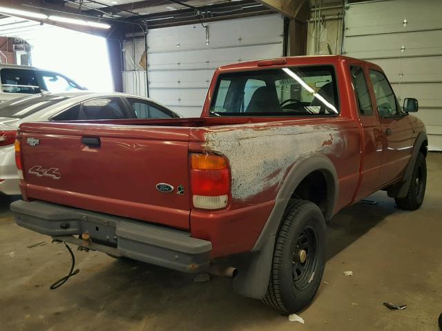 1FTZR15V7XPB92977 - 1999 FORD RANGER SUP RED photo 4