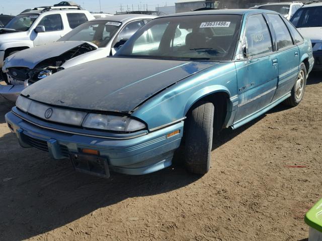 1G2WJ52M6SF248858 - 1995 PONTIAC GRAND PRIX TURQUOISE photo 2