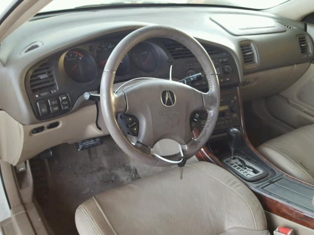 19UUA56633A043089 - 2003 ACURA 3.2TL WHITE photo 9