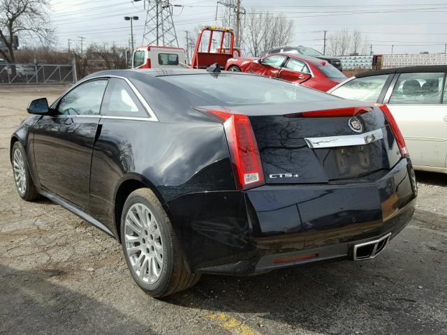 1G6DL1ED0B0164333 - 2011 CADILLAC CTS PERFOR Czarny zdjęcie 3