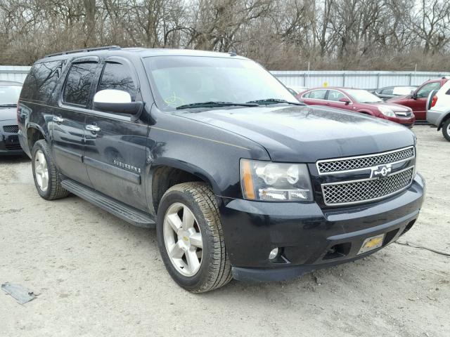 1GNFK16378J213908 - 2008 CHEVROLET SUBURBAN K BLACK photo 1