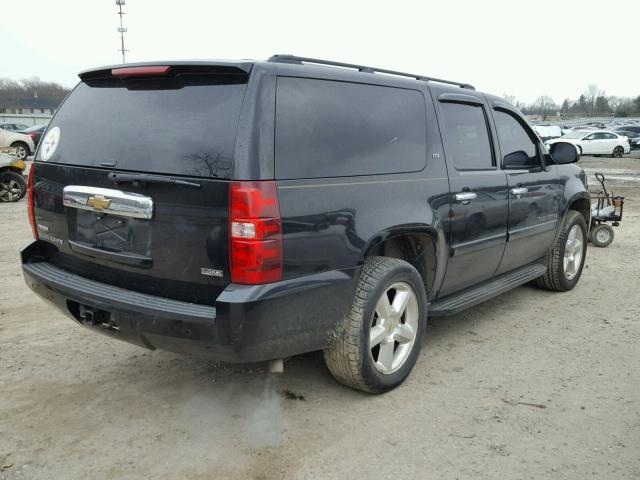 1GNFK16378J213908 - 2008 CHEVROLET SUBURBAN K BLACK photo 4