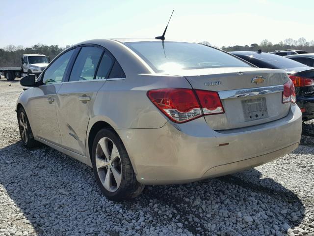 1G1PG5S90B7156559 - 2011 CHEVROLET CRUZE LT GOLD photo 3