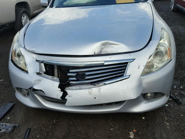 JN1CV6AP8AM200828 - 2010 INFINITI G37 BASE SILVER photo 9