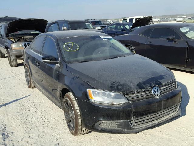 3VWD07AJ9EM444335 - 2014 VOLKSWAGEN JETTA SE BLACK photo 1