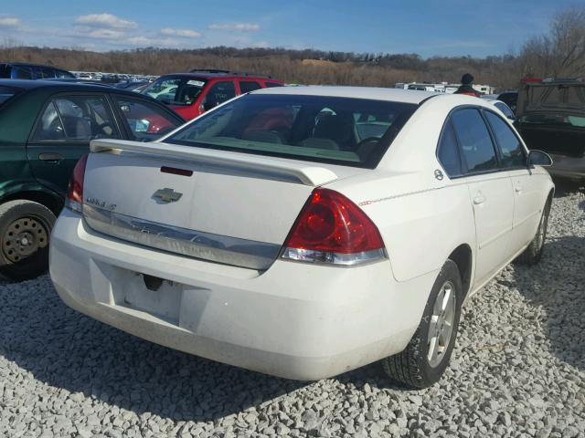 2G1WT58N479295966 - 2007 CHEVROLET IMPALA LT WHITE photo 4