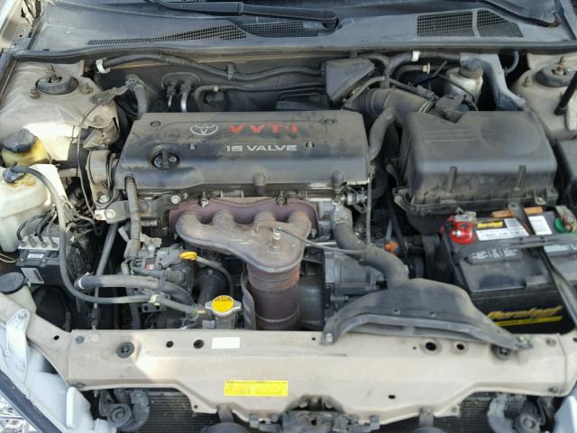 4T1BE32KX5U051933 - 2005 TOYOTA CAMRY LE GOLD photo 7