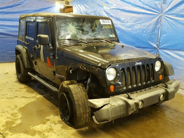 1J4GA39167L155826 - 2007 JEEP WRANGLER X BLACK photo 1