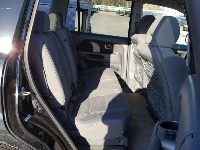 5FNYF28348B020020 - 2008 HONDA PILOT SE BLACK photo 6