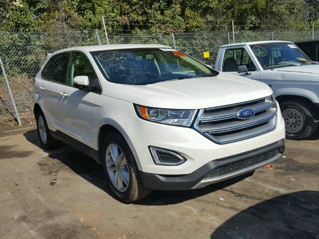 2FMPK3J91GBC29797 - 2016 FORD EDGE SEL WHITE photo 1