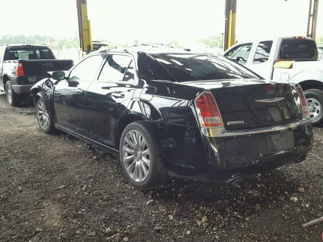 2C3CCAAG7DH697677 - 2013 CHRYSLER 300 BLACK photo 3