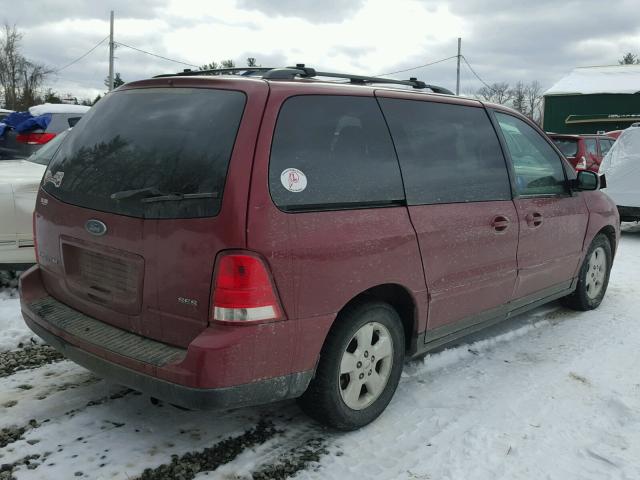 2FMZA57624BA88903 - 2004 FORD FREESTAR S MAROON photo 4