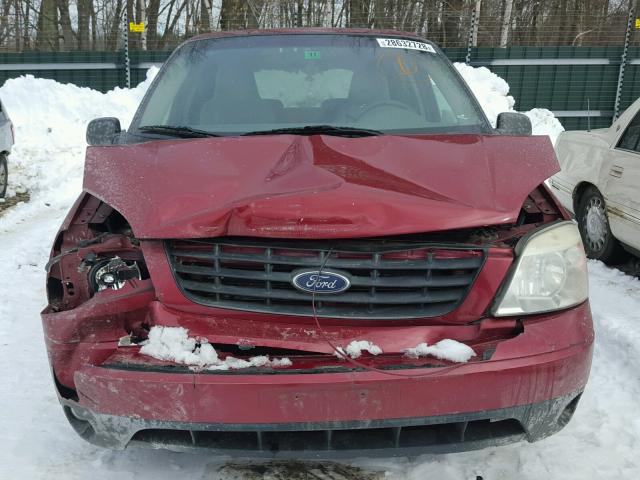 2FMZA57624BA88903 - 2004 FORD FREESTAR S MAROON photo 9