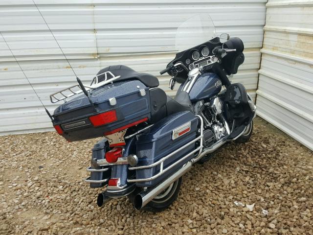 1HD1FC4148Y630493 - 2008 HARLEY-DAVIDSON FLHTCUI 蓝色 照片 4