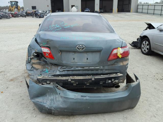 4T1BK46K47U536905 - 2007 TOYOTA CAMRY NEW TURQUOISE photo 9