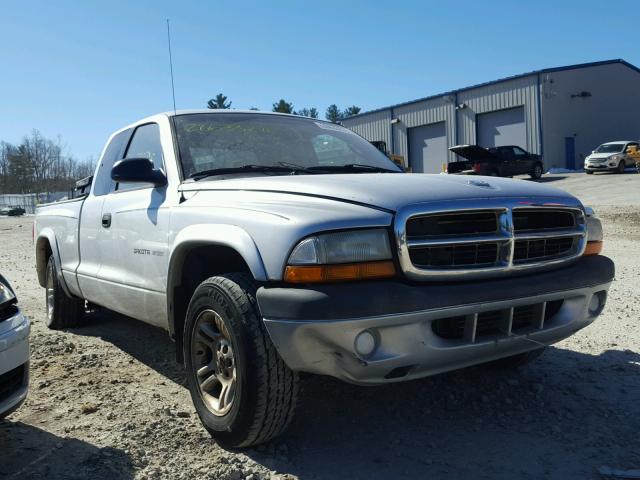 1B7GL32X82S533478 - 2002 DODGE DAKOTA SPO SILVER photo 1