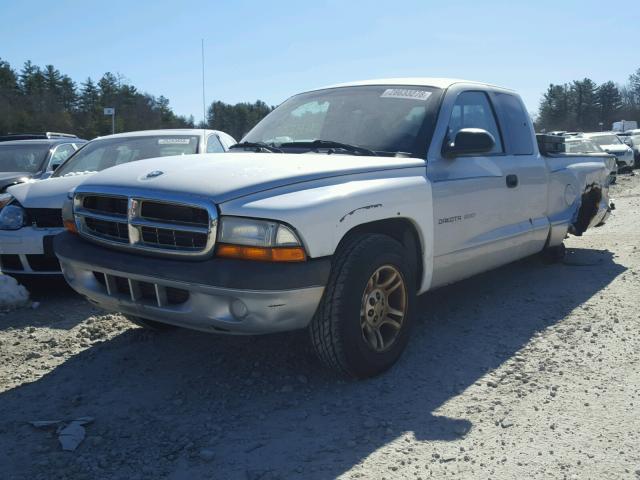 1B7GL32X82S533478 - 2002 DODGE DAKOTA SPO SILVER photo 2