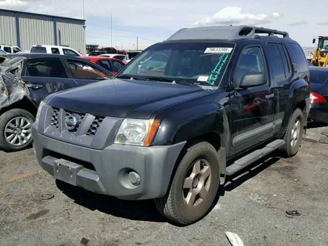 5N1AN08U46C510318 - 2006 NISSAN XTERRA OFF BLACK photo 2