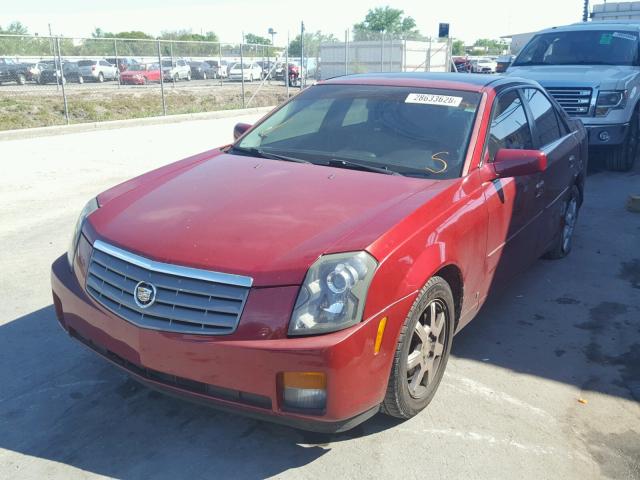 1G6DM56TX50219482 - 2005 CADILLAC CTS RED photo 2