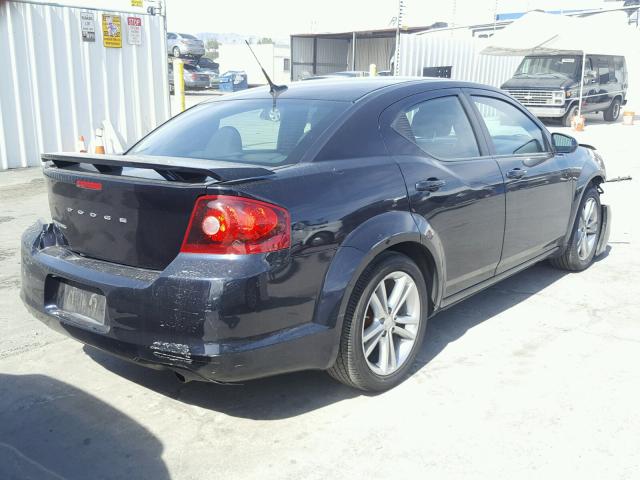 1B3BD1FG8BN510949 - 2011 DODGE AVENGER MA BLACK photo 4