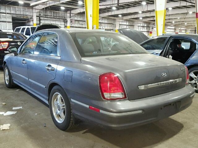 KMHFU45D71A106891 - 2001 HYUNDAI XG 300 SILVER photo 3