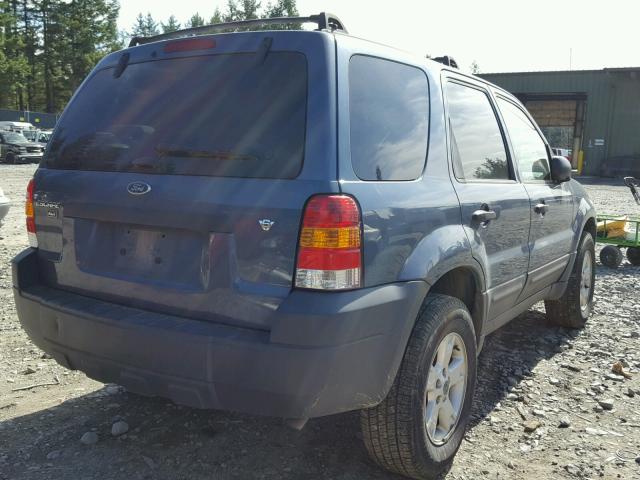 1FMYU93186KA03186 - 2006 FORD ESCAPE XLT BLUE photo 4