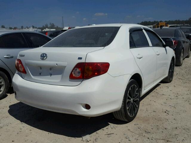 1NXBU4EE1AZ329014 - 2010 TOYOTA COROLLA BA WHITE photo 4