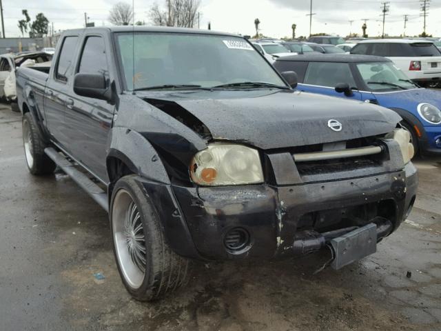 1N6ED29X14C475874 - 2004 NISSAN FRONTIER C BLACK photo 1