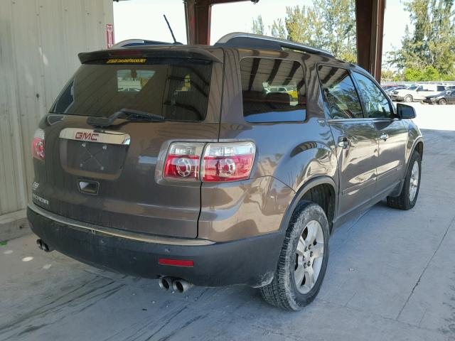 1GKER33727J159827 - 2007 GMC ACADIA SLT BROWN photo 4