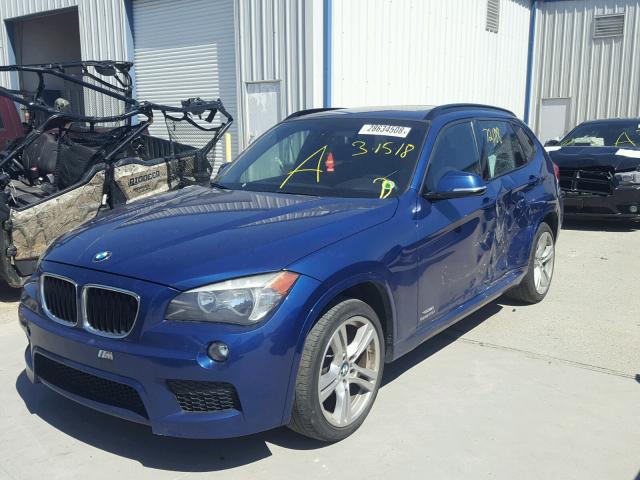 WBAVM1C55DVW44364 - 2013 BMW X1 SDRIVE2 BLUE photo 2