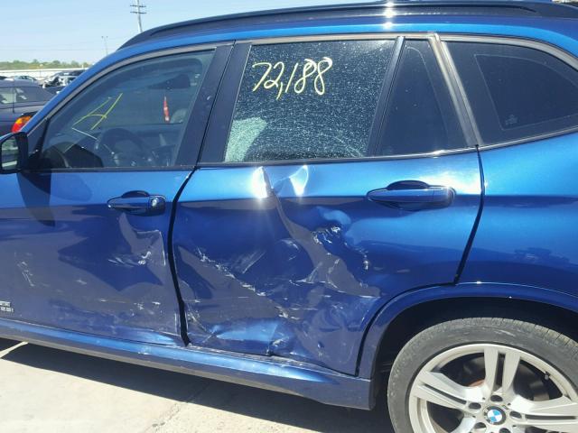 WBAVM1C55DVW44364 - 2013 BMW X1 SDRIVE2 Көк фото 9