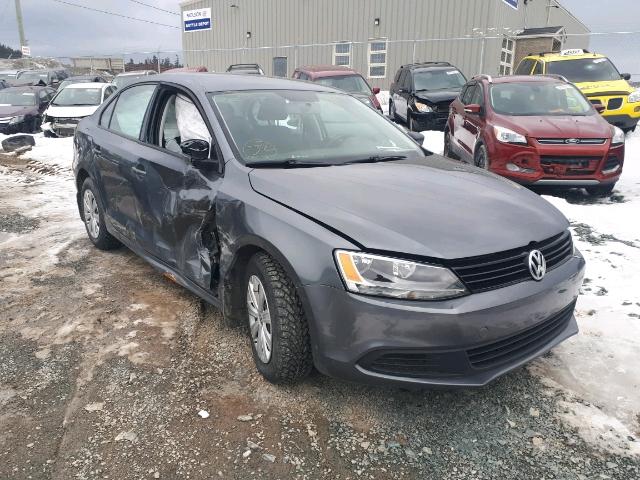 3VW1K7AJ6DM268095 - 2013 VOLKSWAGEN JETTA BASE 灰色 照片 1