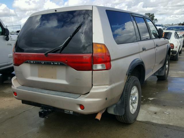 JA4MT31P2WP021108 - 1998 MITSUBISHI MONTERO SP GRAY photo 4