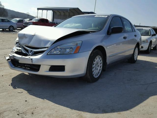 1HGCM56137A088644 - 2007 HONDA ACCORD VAL SILVER photo 2