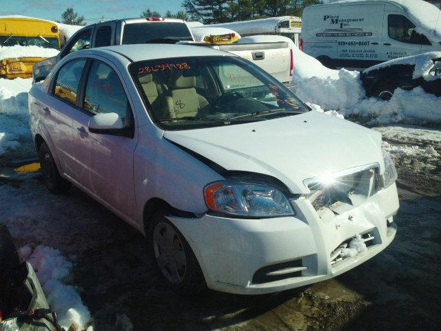 KL1TD5DE4BB242633 - 2011 CHEVROLET AVEO LS WHITE photo 1