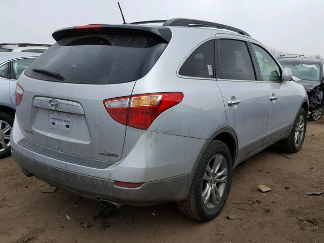 KM8NUDCC2CU185104 - 2012 HYUNDAI VERACRUZ G SILVER photo 4