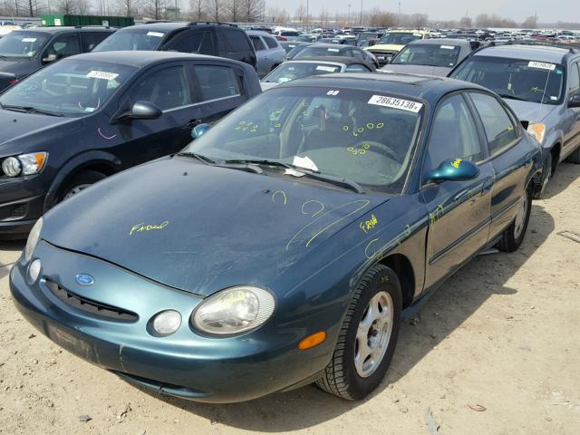 1FAFP52S6WG144692 - 1998 FORD TAURUS LX GREEN photo 2